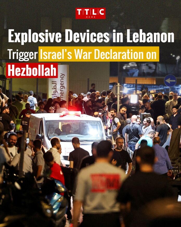 Israel Declares War on Hezbollah After Explosions in Lebanon