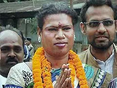 : Portrait of Madhu Sharma, transgender activist killed in Rajasthan.