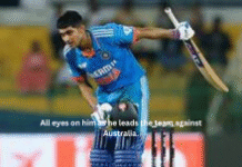 Shubman Gill: The Dawn of a New Era in Indian ODI Cricket Shubman Gill, the new Indian ODI captain, stands on the cricket field.