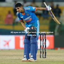 Shubman Gill, the new Indian ODI captain, stands on the cricket field.