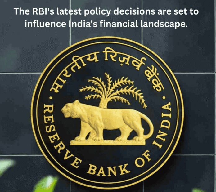 The RBI's latest policy decisions are set to influence India's financial landscape. (1) A stack of Indian rupee notes with the text 'RBI Monetary Policy: Growth Ahead'.